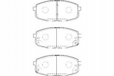 WAGNER wbp23966a -  Комплект тормозных колодок, дисковый тормоз