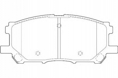 WAGNER wbp23989a -  Комплект тормозных колодок, дисковый тормоз