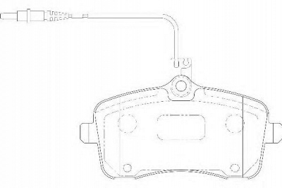 WAGNER wbp24134a -  Комплект тормозных колодок, дисковый тормоз