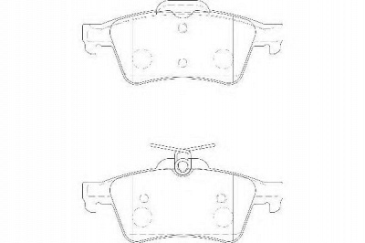 WAGNER wbp24137a -  Комплект тормозных колодок, дисковый тормоз
