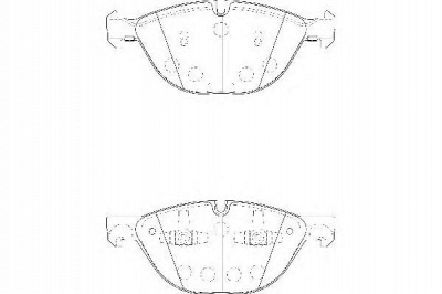 WAGNER wbp24172a -  Комплект тормозных колодок, дисковый тормоз