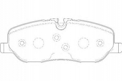WAGNER wbp24191a -  Комплект тормозных колодок, дисковый тормоз