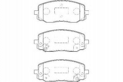 WAGNER wbp24275a -  Комплект тормозных колодок, дисковый тормоз