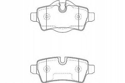 WAGNER wbp24289a -  Комплект тормозных колодок, дисковый тормоз