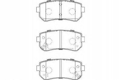 WAGNER wbp24320a -  Комплект тормозных колодок, дисковый тормоз