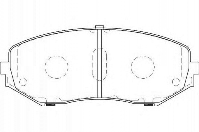 WAGNER wbp24346a -  Комплект тормозных колодок, дисковый тормоз