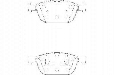 WAGNER wbp24399a -  Комплект тормозных колодок, дисковый тормоз