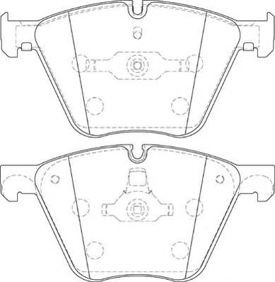 WAGNER wbp24436a -  Комплект тормозных колодок, дисковый тормоз