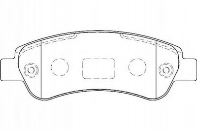 WAGNER wbp24465a -  Комплект тормозных колодок, дисковый тормоз