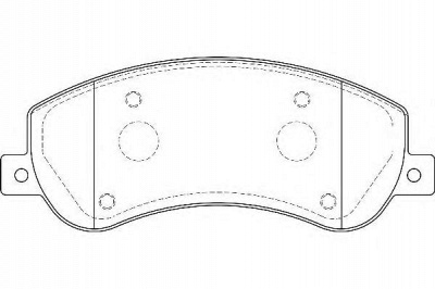 WAGNER wbp24484a -  Комплект тормозных колодок, дисковый тормоз