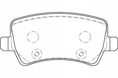 WAGNER wbp24496a -  Комплект тормозных колодок, дисковый тормоз