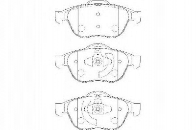 WAGNER wbp24536a -  Комплект тормозных колодок, дисковый тормоз