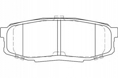 WAGNER wbp24653a -  Комплект тормозных колодок, дисковый тормоз