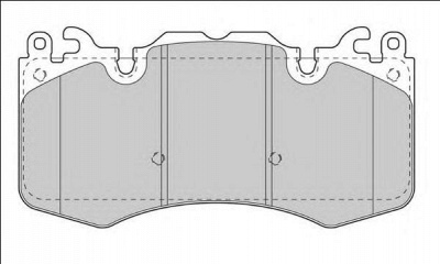 WAGNER wbp24659a -  Комплект тормозных колодок, дисковый тормоз