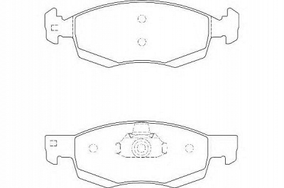 WAGNER wbp24673a -  Комплект тормозных колодок, дисковый тормоз