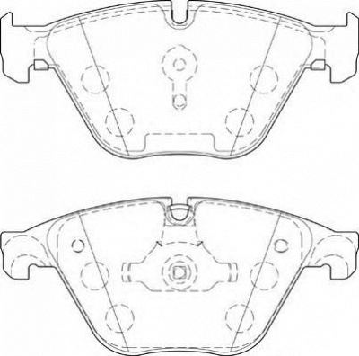 WAGNER wbp24688a -  Комплект тормозных колодок, дисковый тормоз