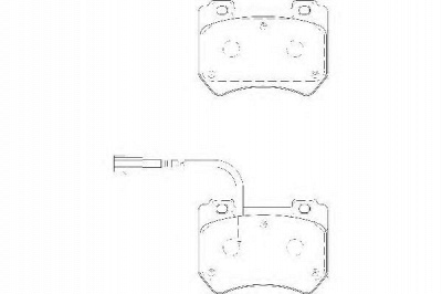 WAGNER wbp24852a -  Комплект тормозных колодок, дисковый тормоз
