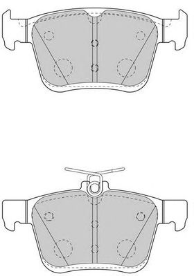WAGNER wbp25008a -  Комплект тормозных колодок, дисковый тормоз