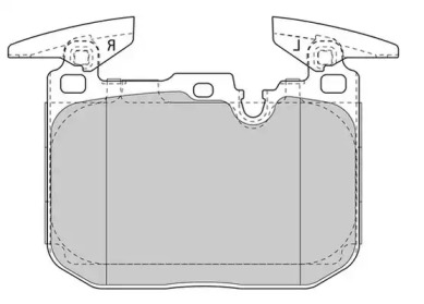 WAGNER wbp25028a -  Комплект тормозных колодок, дисковый тормоз