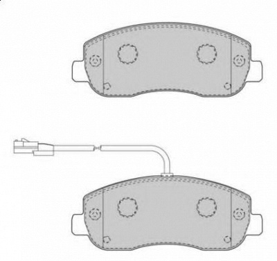 WAGNER wbp25147a -  Комплект тормозных колодок, дисковый тормоз
