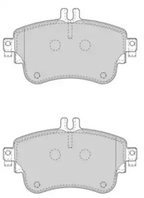 WAGNER wbp25326a -  Комплект тормозных колодок, дисковый тормоз