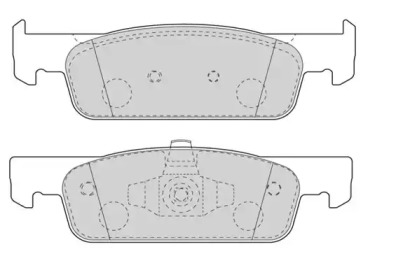 WAGNER wbp25702a -  Комплект тормозных колодок, дисковый тормоз