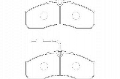 WAGNER wbp29160a -  Комплект тормозных колодок, дисковый тормоз