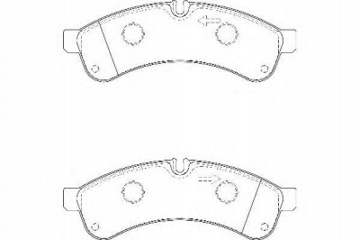 WAGNER wbp29231a -  Комплект тормозных колодок, дисковый тормоз
