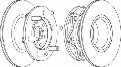 WAGNER wgr00891 -  Тормозной диск
