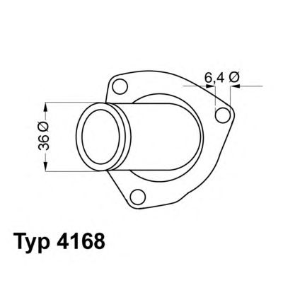 WAHLER 416892d -  Термостат, охлаждающая жидкость