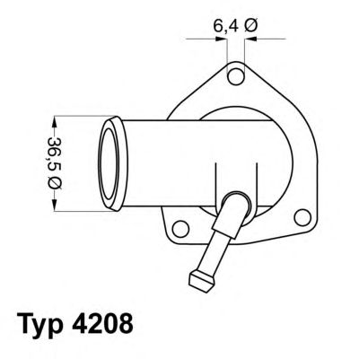 WAHLER 420892d -  Термостат, охлаждающая жидкость