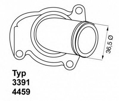 WAHLER 445992d -  Термостат, охлаждающая жидкость