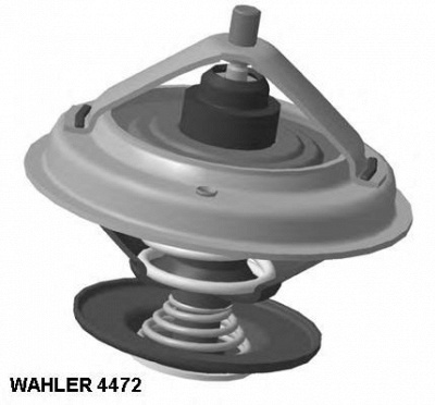 WAHLER 447283d -  Термостат, охлаждающая жидкость