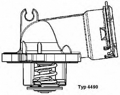WAHLER 449087d -  Термостат, охлаждающая жидкость