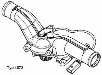 WAHLER 4572105d -  Термостат, охлаждающая жидкость