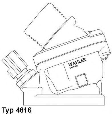 WAHLER 481690d -  Термостат, охлаждающая жидкость