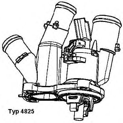 WAHLER 482598d -  Термостат, охлаждающая жидкость