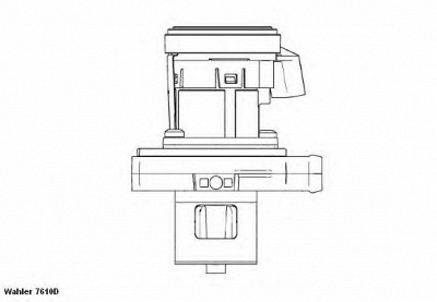 WAHLER 7610d -  Клапан возврата ОГ