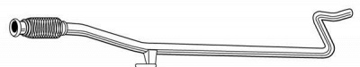 WALKER 10369 -  Труба выхлопного газа