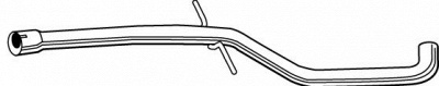 WALKER 10425 -  Труба выхлопного газа