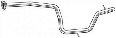 WALKER 10710 -  Труба выхлопного газа