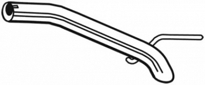 WALKER 10722 -  Труба выхлопного газа