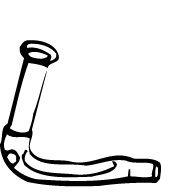 WALKER 13492 -  Труба выхлопного газа