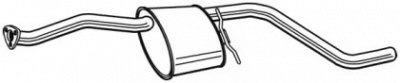WALKER 13890 -  Средний глушитель выхлопных газов