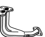 WALKER 15806 -  Труба выхлопного газа