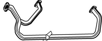 WALKER 17452 -  Средний глушитель выхлопных газов