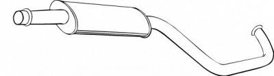 WALKER 17556 -  Предглушитель выхлопных газов