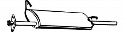 WALKER 17924 -  Средний глушитель выхлопных газов