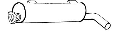 WALKER 18209 -  Глушитель выхлопных газов конечный