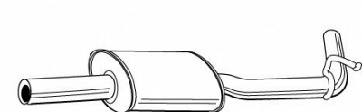 WALKER 21916 -  Средний глушитель выхлопных газов